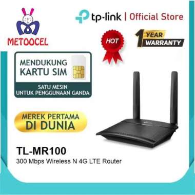 Tp-Link TL-MR100 300 Mbps Wireless N 4G LTE Router TP Link TL MR100