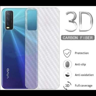 PROMO GARSKIN VIVO Y12s SKIN CARBON HYDROGEL PELINDUNG BELAKANG HP