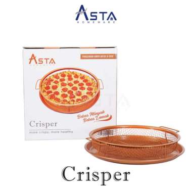 Asta Crisper Round Panggangan Bbq Oven dan Tirisan Gorengan Bulat