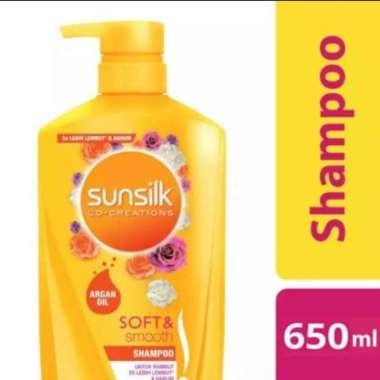 Sunsilk Shampoo Soft And Smooth 680 ml/ Sampoo Perawatan Rambut Lembut Kemasan Baru 650 ml Kuning