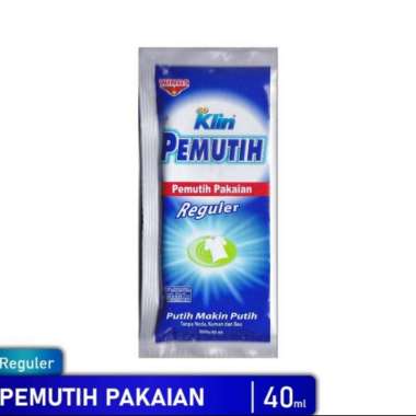 SoKlin Pemutih Reguler Sachet @40 ml - 6 sachet