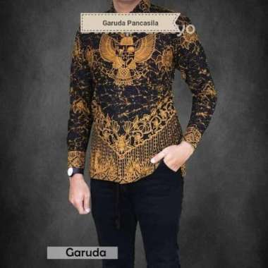 Kemeja batik garuda pancasila big size xxxl