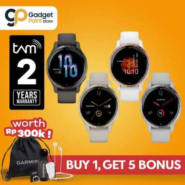 Garmin Venu 2S GPS Wifi Smartwatch - Garansi TAM 2 Tahun gray