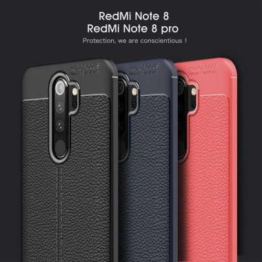 Casing XIAOMI Redmi Note 8 NOTE 8PRO Leather Premium Litchi Auto Focus REDMI NOTE 8PRO