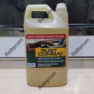 Rust Combat 4 Liter Cairan Perontok Pembersih Anti Karat Rendam Rush