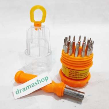 Obeng Set Botol Kecil 16pcs