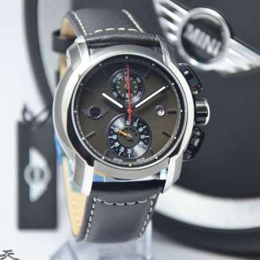 MINI COOPER 32 - Jam Tangan Pria Kulit Original - Black