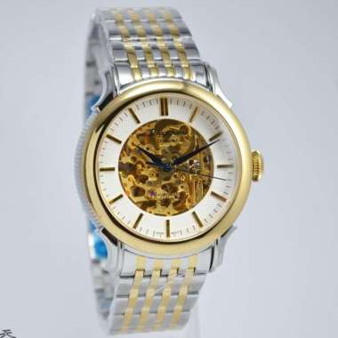 RHYTHM A1510S02 AUTOMATIC - Jam Tangan Pria Original - Silver Gold
