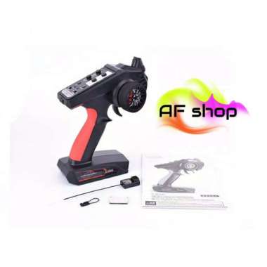 Austar ax6s Transmitter Radio Remote Control 2.4G 4CH dengan receiver Multicolor