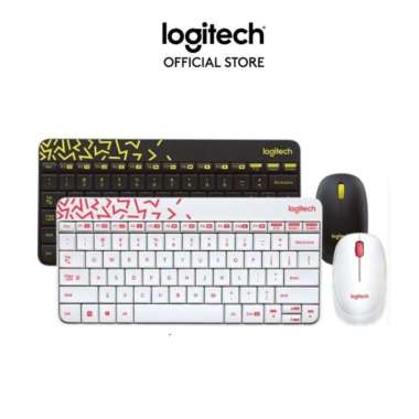 Keyboard Mouse Logitech Wireless MK240 ORIGINAL GARANSI RESMI Hitam