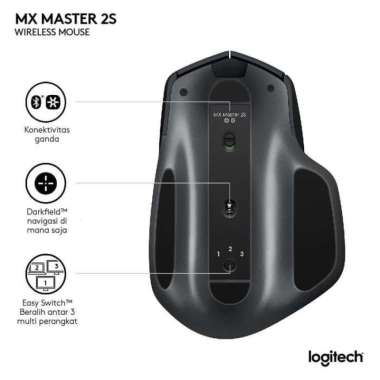 Mouse Logitech MX Master 2S Wireless - Original Garansi Resmi