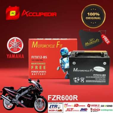 Aki Motor Yamaha Fzr600R Accu Mf Ytx12-Bs Aki Fzr 600 R Mf Fitx12-Bs