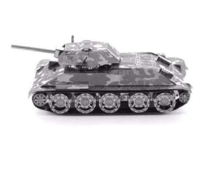 Nano 3D Metal Puzzle T34 TANK - Miniatur Tank MB-065