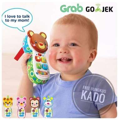 Mainan HP bayi | HP mainan | Telpon Mainan | Baby Phone | Ponsel Bayi Kuning
