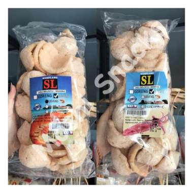 Kemplang Oven Udang Cumi SL 250gr Asli Bangka / Kerupuk Bangka Cumi