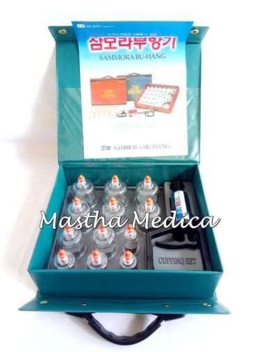 Alat Bekam Sammora 12 Kop / 12 cup / 12 cop Alat Bekam Samora Biru