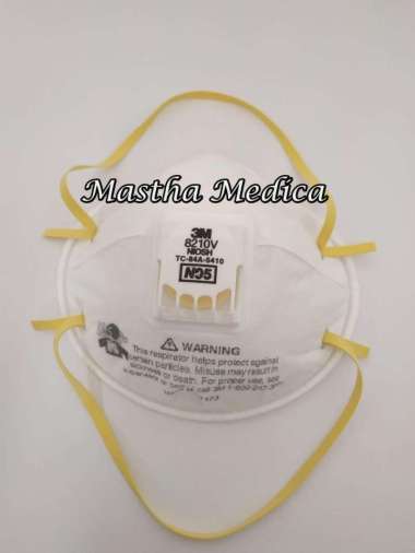 Masker N95 8210v Dust Mask 3M Particulate Respirator Satuan
