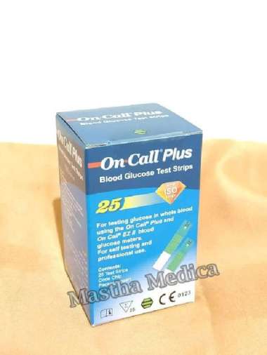 Refill Isi Ulang Strip Stik Glucose Gula darah On Call Plus /Ez /EZ II