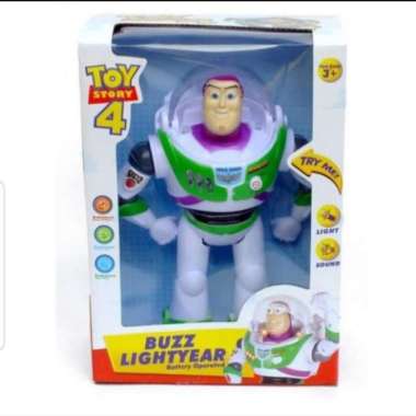 MAINAN ANAK TOY STORY 4 BUZZ LIGHTYEAR LIGHTYEAR ROBOT JALAN
