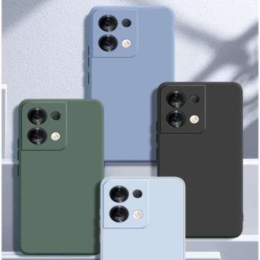 OPPO RENO 8 RENO 8 PRO 5G SOFT CASE COLOUR MICROFIBER SILICON WARNA RENO 8 PRO BLACK