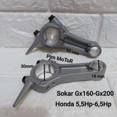 Conrod Stang Seher Sokar Mesin Honda Gx160 Gx200 Genset 2500watt 0.25