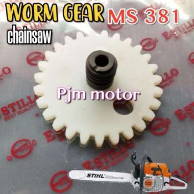 Ms381 Worm gear gigi pompa oli mesin chainsaw stihl sthil ms381