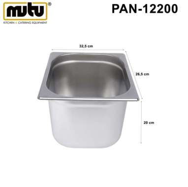 Food Pan 1/2 Ketinggian 20 Cm Mutu Pan-12200