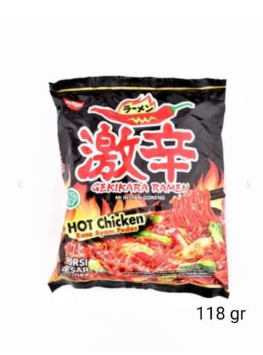 MIE INSTAN NISSIN GEKIKARA RAMEN GORENG PEDAS 118 GR