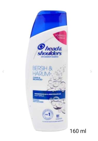 SHAMPO ANTI KETOMBE HEAD & SHOULDERS CLEAN & BALANCED 160 ML