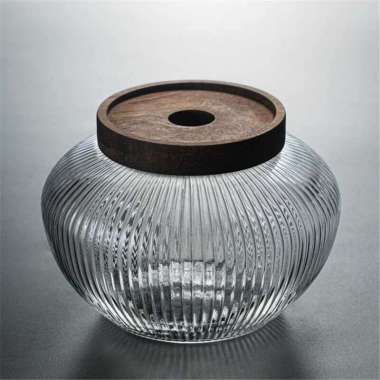 Toples Kaca Penyimpanan Makanan Glass Storage Jar - HC102 1000ml