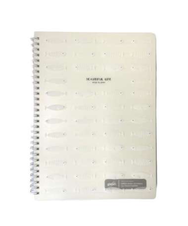 RING NOTEBOOK B5 COVER TRANSPARAT GIMEN TAIWAN NB124-01