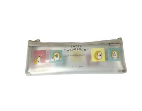 TEMPAT PENSIL TRANSPARANT HEDGEHOG GIMEN TAIWAN WWP89-06