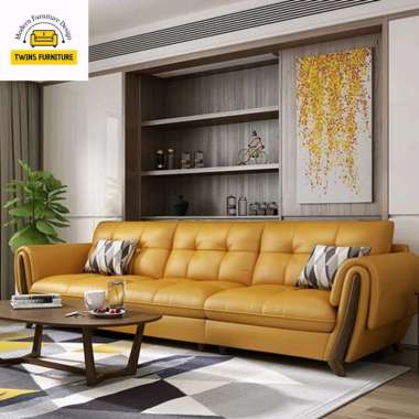 sofa 3seat + meja minimalis modern terbaru