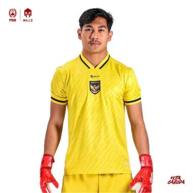 MILLS Timnas Indonesia Away Jersey Keeper Player Issue 1127INA Yellow S Yellow