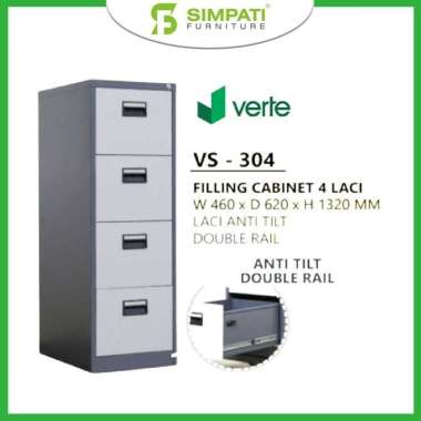 Verte Filling Cabinet Drawer/Lemari Arsip VS 304 (Khusus Jabodetabek)