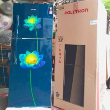 kulkas Polytron 2 pintu tipe 217 garansi resmi 5 tahun kompresor