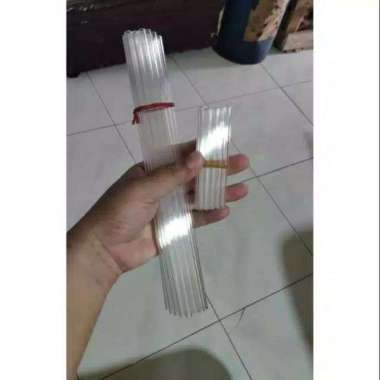 Pipet Tabung Pipa Sedotan Kaca Pyrex Pirex Ukuran 8,5cm / Borosilicate Glass Tubing Rod
