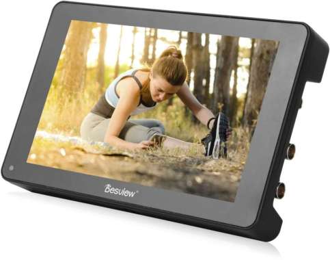 Gudang Digital Desview R7SII Monitor 7 Inch 4K HDMI 3G-SDI Eksternal Monitor GARANSI RESMI Black