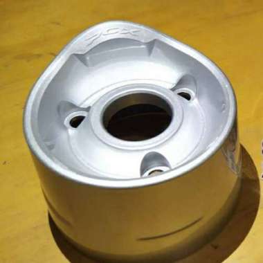 Moncong cover ujung knalpot end cap muffler PCX 150 lokal new K97 accessories original