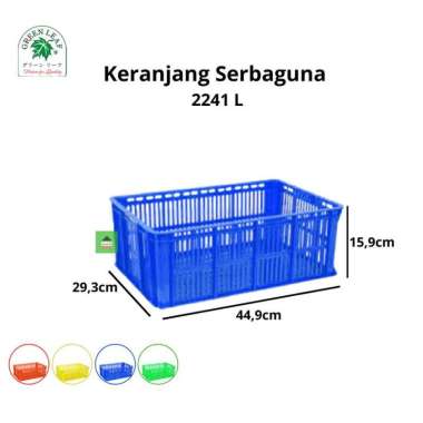 Green Leaf Container Keranjang Industri 2241 L Biru