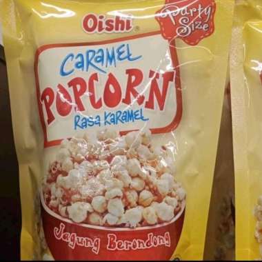 Oishi Popcorn Caramel / Coklat 100 gr Caramel