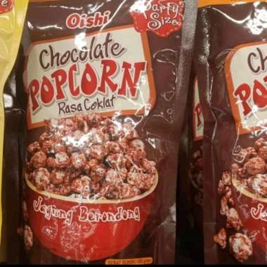 Oishi Popcorn Caramel / Coklat 100 gr Coklat