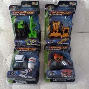 Mainan action figure diecast Deformation ot the armor truk tambang