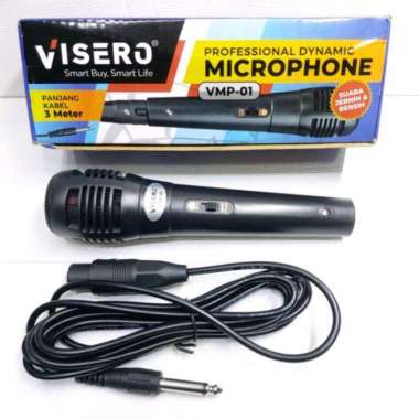 Microphone Kabel Visero suara jernih mic kabel 3m