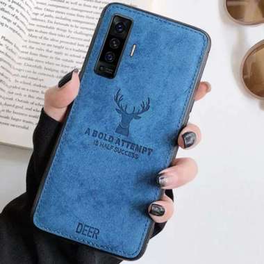 PROMO Case VIVO X50 2020 Softcase Deer Bermotif jeans New Casing VIVO X50 2020 VIVO X50 ABU-ABU