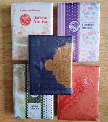 Al-Quran Hafazan Dompet 8 Blok Perkata Uk A5 Alquran Hafalan Alqosbah - Hafazan Alhadid hafazan anni