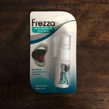 Frezza Medicated mouth Ulcer Spray Semprot mulut Non Alcohol 13ml