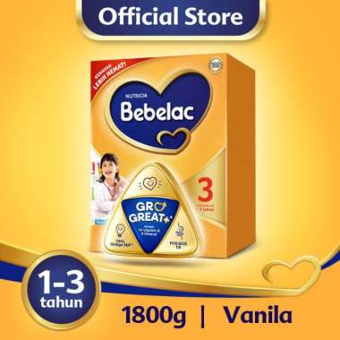 Bebelac 3 Vanila Susu Pertumbuhan Bubuk 1800 GR