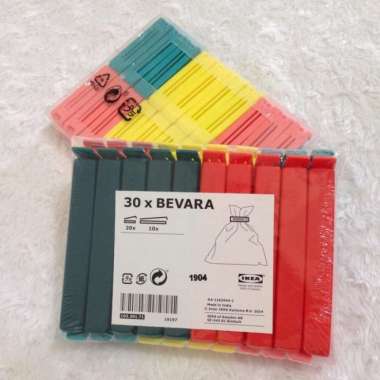 Klip Penutup Plastik Isi 30 Bevara