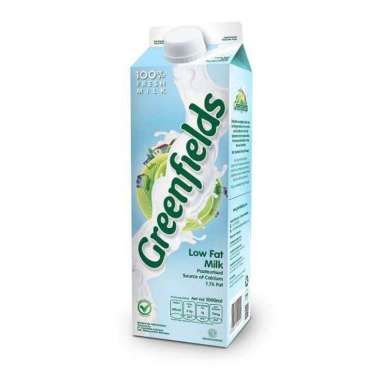 Promo Harga Greenfields UHT Low Fat 1000 ml - Blibli